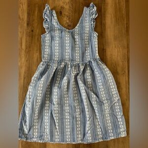 Blue Floral Kids Dress